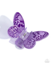 Load image into Gallery viewer, Paparazzi ♥ Fluttering Focus - Purple ♥ Hair Claw C76