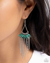 Load image into Gallery viewer, Paparazzi ♥ Fringe Feature - Green ♥ E1753