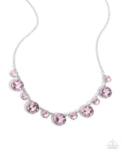 Load image into Gallery viewer, Paparazzi ♥ Genteel Gallery Necklace &amp; Genteel Glam Post Earrings - Pink Set ♥ S147