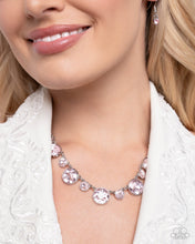 Load image into Gallery viewer, Paparazzi ♥ Genteel Gallery Necklace &amp; Genteel Glam Post Earrings - Pink Set ♥ S147