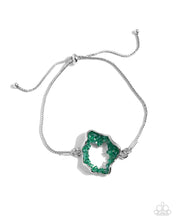 Load image into Gallery viewer, Paparazzi ♥ Geode Greeting Bracelet &amp; Geode Grace Ring - Green Set ♥ 2-Piece Set S137