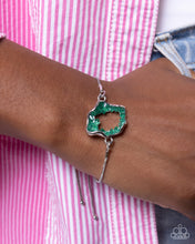 Load image into Gallery viewer, Paparazzi ♥ Geode Greeting Bracelet &amp; Geode Grace Ring - Green Set ♥ 2-Piece Set S137