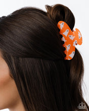 Load image into Gallery viewer, Paparazzi ♥ Ghostly Greeting - Orange ♥ Hair Clip C67