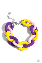 Load image into Gallery viewer, Paparazzi ♥ Speed SMILE Necklace &amp;  Go the Extra SMILE - Purple Set ♥ S107