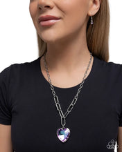 Load image into Gallery viewer, Paparazzi ♥ HAUTE Heart - Purple ♥ Necklace EX55