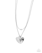 Load image into Gallery viewer, Paparazzi ♥ Halting Hearts - Silver ♥ N2528