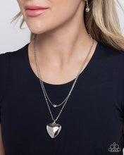 Load image into Gallery viewer, Paparazzi ♥ Halting Hearts - Silver ♥ N2528