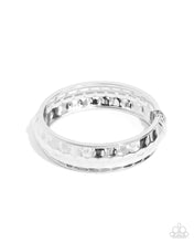 Load image into Gallery viewer, Paparazzi ♥ Hammered Hardware - Silver ♥ B1035