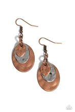 Load image into Gallery viewer, Paparazzi ♥ Hammered Homespun - Copper ♥ E1806