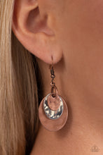 Load image into Gallery viewer, Paparazzi ♥ Hammered Homespun - Copper ♥ E1806