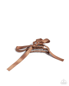 Paparazzi ♥ Harmonious Hairstylist - Brown ♥ Hair Clip C33