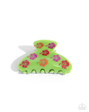 Load image into Gallery viewer, Hawaiian Harmony - Green ♥ Hair Clip C32