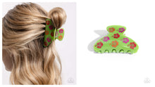 Load image into Gallery viewer, Hawaiian Harmony - Green ♥ Hair Clip C32