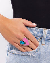 Load image into Gallery viewer, Paparazzi ♥ Heartfelt Hello - Multi ♥ Ring EX48