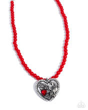Load image into Gallery viewer, Paparazzi ♥ Heartfelt Hummingbird - Red ♥ N2750
