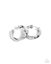 Load image into Gallery viewer, Paparazzi ♥ Hinged Homage - Silver ♥ E1899