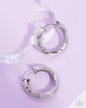 Load image into Gallery viewer, Paparazzi ♥ Hinged Homage - Silver ♥ E1899