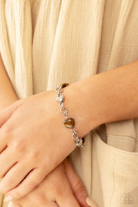 Paparazzi ♥ I Can Feel Your Heartbeat Bracelet  & My HEARTBEAT Will Go On ♥ Brown Set S98