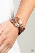 Load image into Gallery viewer, Paparazzi ♥ Quill Quencher - Copper ♥ Cuff Bracelet EX81