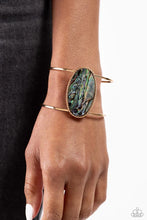 Load image into Gallery viewer, Paparazzi ♥ Enigmatic Energy - Gold ♥ Cuff Bracelet EX82
