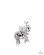 Load image into Gallery viewer, Paparazzi ♥ Elephant Embrace - Black ♥ Brooch BR2