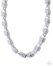 Load image into Gallery viewer, Paparazzi ♥ Interlocked Imitation - Silver ♥ N2765