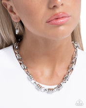 Load image into Gallery viewer, Paparazzi ♥ Interlocked Imitation - Silver ♥ N2765