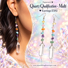 Load image into Gallery viewer, Paparazzi ♥ Quartz Qualification - Multi ♥ Earrings EX92