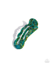 Load image into Gallery viewer, Paparazzi ♥ Jovial Jellyfish - Green ♥ Hair Clip C54