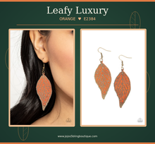 Load image into Gallery viewer, Paparazzi ♥ Leafy Luxury - Orange ♥ E2384