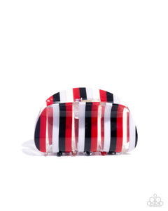 Paparazzi ♥ Linear Legato - Red ♥ Hair Clip C37