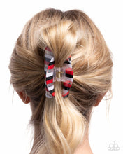 Load image into Gallery viewer, Paparazzi ♥ Linear Legato - Red ♥ Hair Clip C37