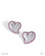 Load image into Gallery viewer, Paparazzi ♥ Loveable Luminescent - Pink ♥ Clip-On E2124