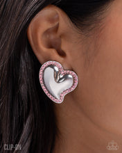 Load image into Gallery viewer, Paparazzi ♥ Loveable Luminescent - Pink ♥ Clip-On E2124