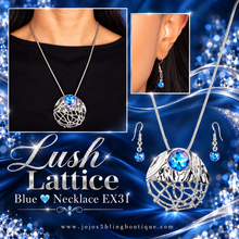 Load image into Gallery viewer, Paparazzi ♥ Lush Lattice - Blue ♥ Necklace EX31