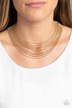 Load image into Gallery viewer, Paparazzi ♥ Cascading Chains - Gold ♥ N1529