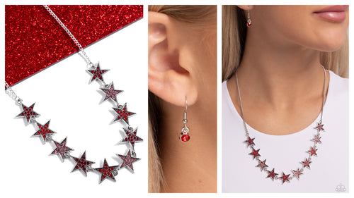 Paparazzi ♥ Star Quality Sensation - Red ♥ N2144