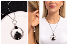 Load image into Gallery viewer, Paparazzi ♥ Tastefully Transparent - Black ♥ N2156