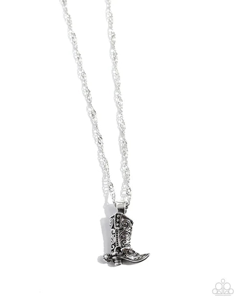 Paparazzi ♥ Collectable Cowboy - Silver ♥ N2178
