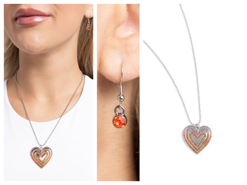 Paparazzi ♥ Hallucinatory Hearts - Orange ♥ N2188