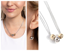 Load image into Gallery viewer, Paparazzi ♥ Beaming Beads - Silver ♥ N2194