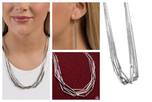 Load image into Gallery viewer, Paparazzi ♥ Dynamic Default - Silver ♥ N2206