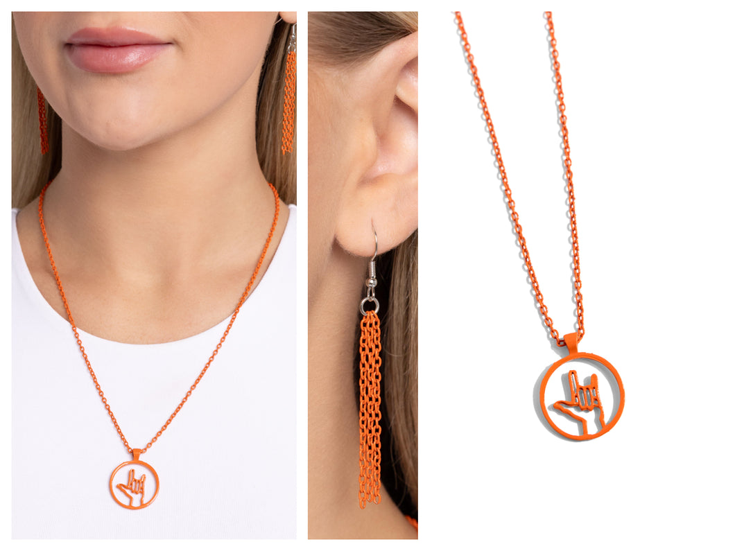 Paparazzi ♥ Abstract ASL - Orange ♥ N2211