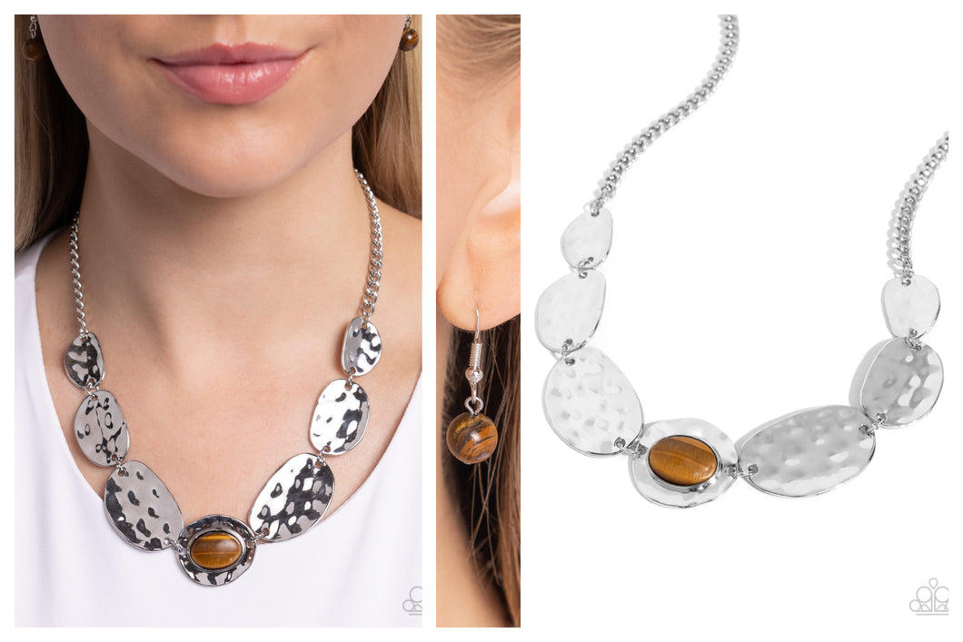 Paparazzi ♥ Textured Timbre - Brown ♥ N2255