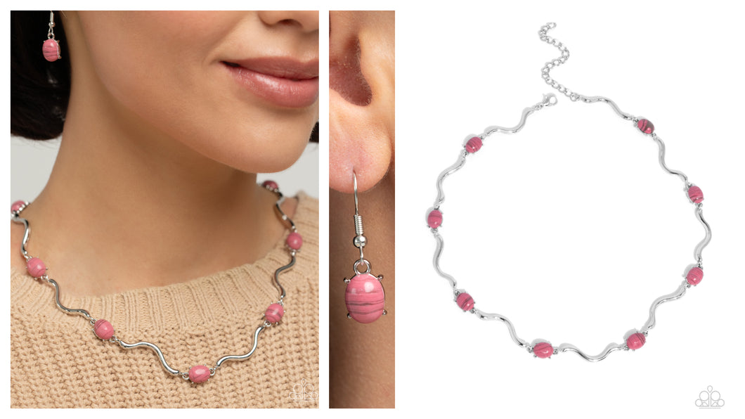 Paparazzi ♥ Striped Season - Pink ♥ N2257