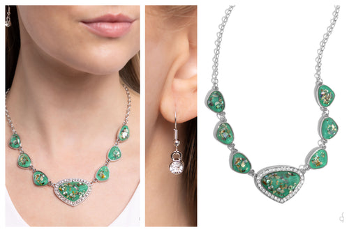 Paparazzi ♥ Discreet Dazzle - Green ♥ N2274