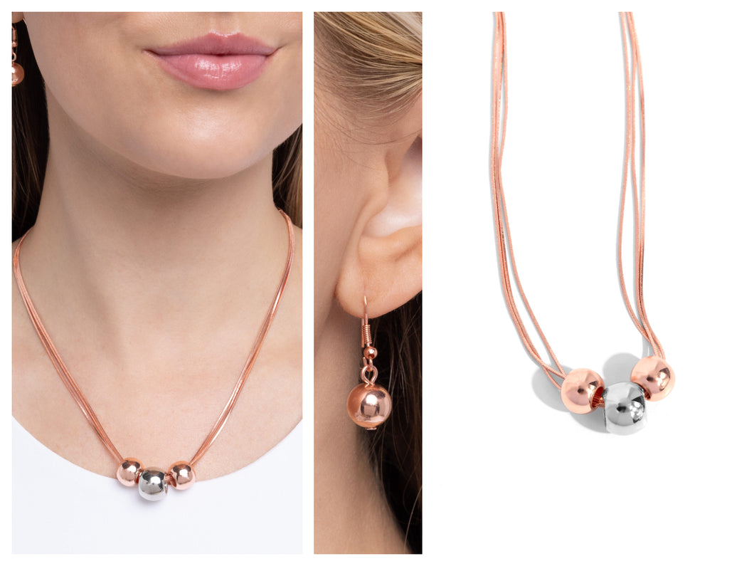 Paparazzi ♥ Beaming Beads - Copper ♥ N2278
