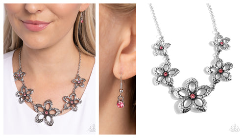 Paparazzi ♥ Faithful Florals - Pink ♥ N2290