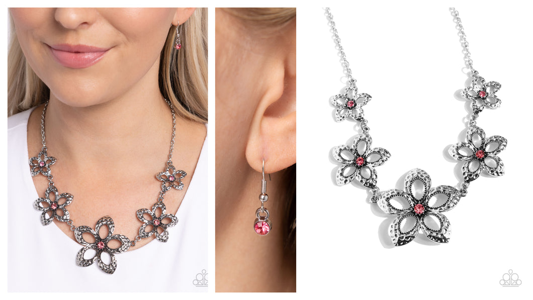 Paparazzi ♥ Faithful Florals - Pink ♥ N2290