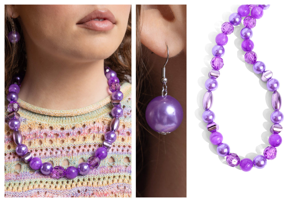 Paparazzi ♥ Plentiful Pearls - Purple ♥ N2291